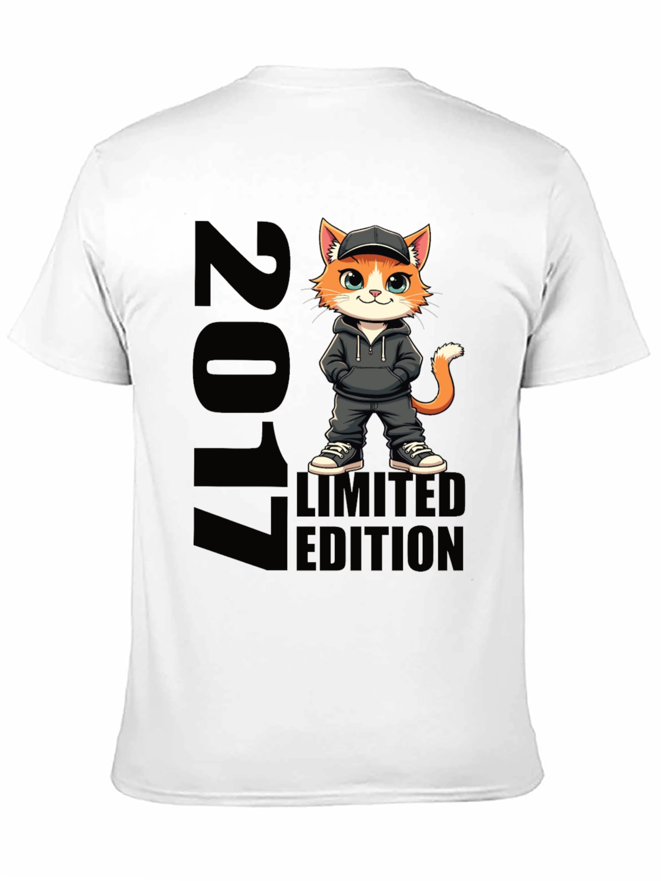 2017 Limited Edition Cat Graphic T-Shirt