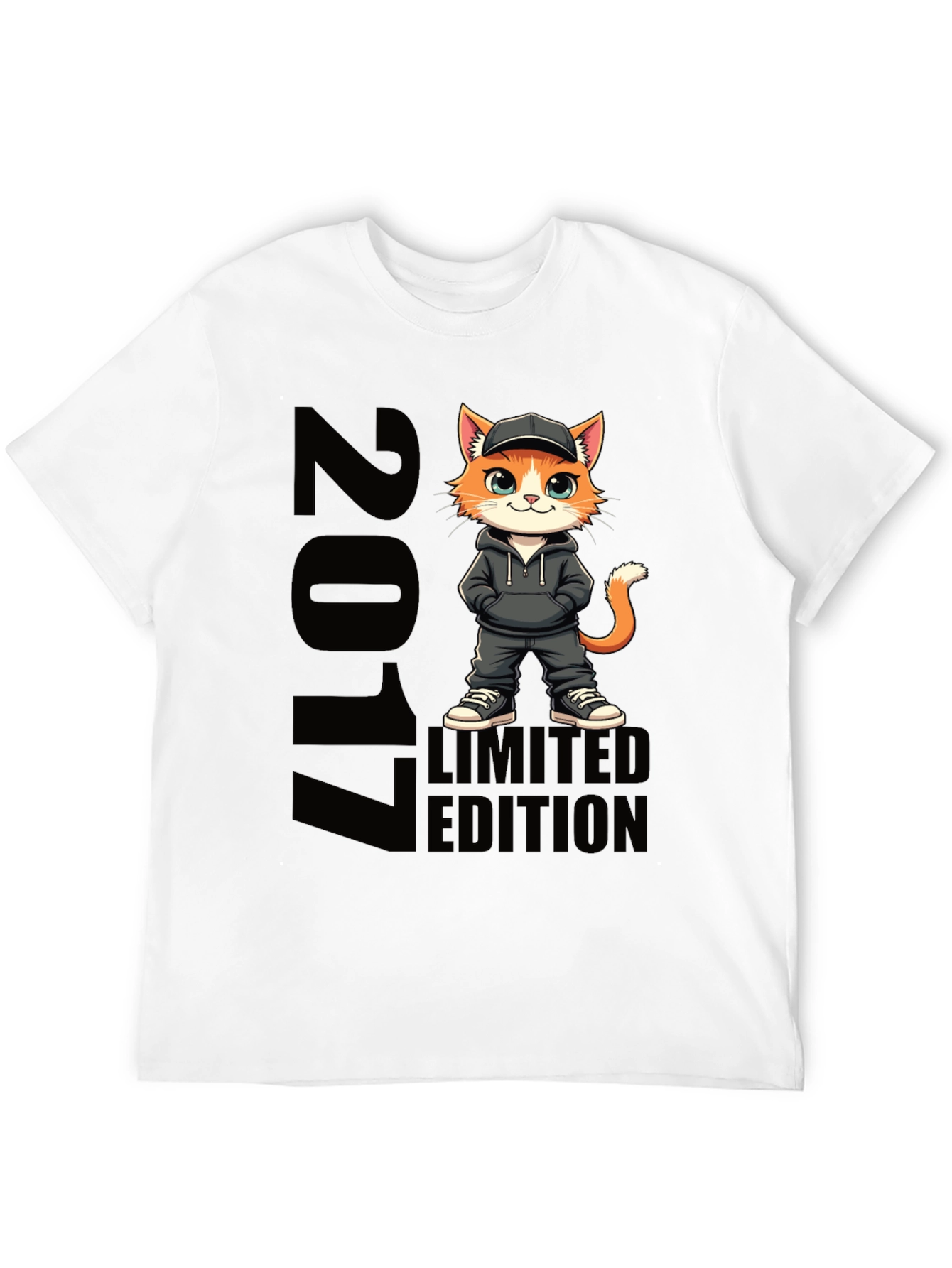 2017 Limited Edition Cat Graphic T-Shirt