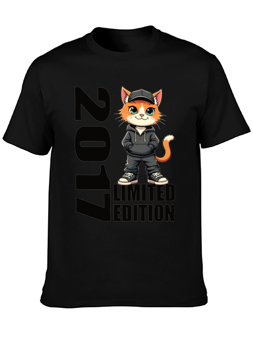 2017 Limited Edition Cat Graphic T-Shirt