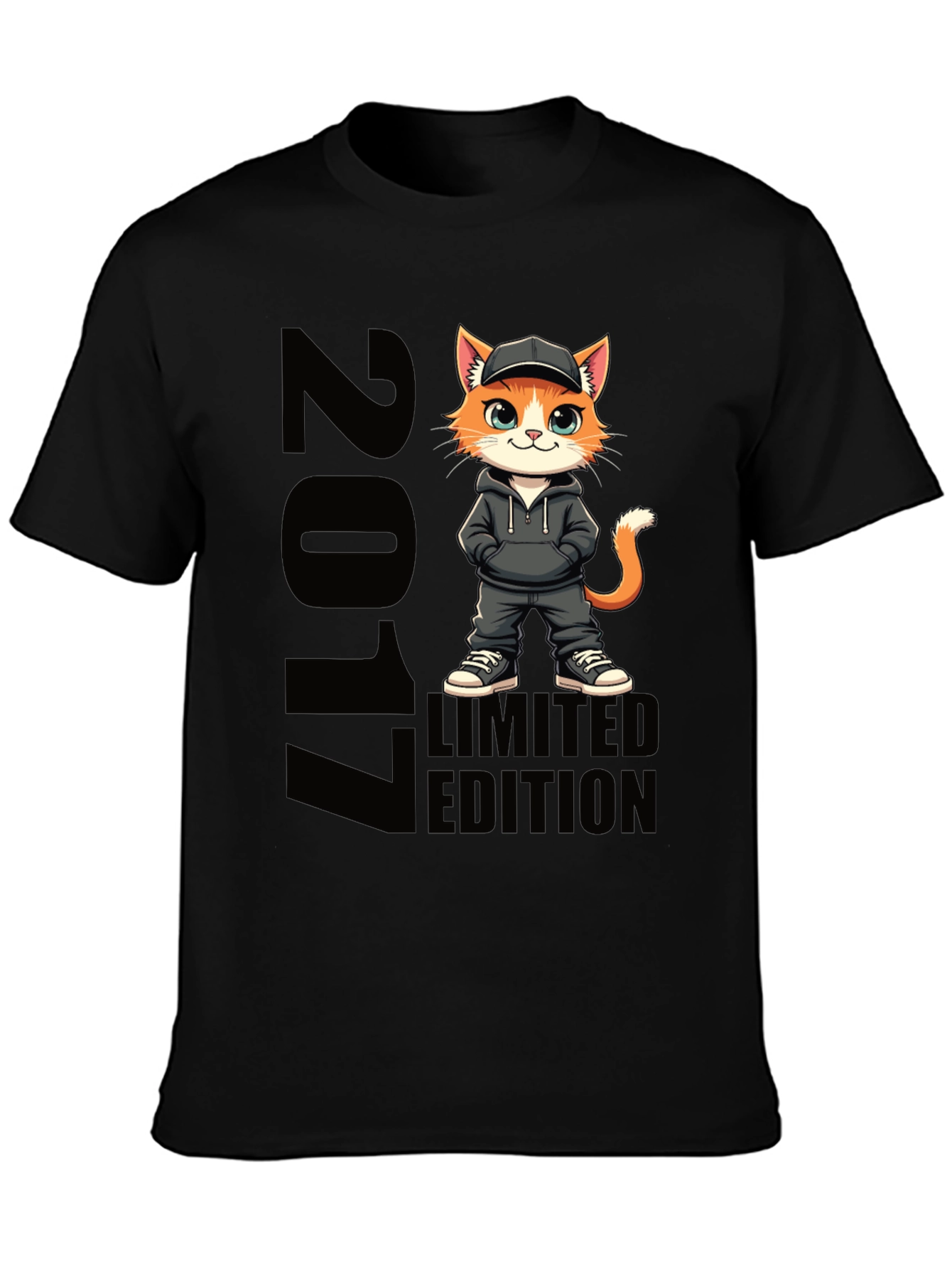 2017 Limited Edition Cat Graphic T-Shirt