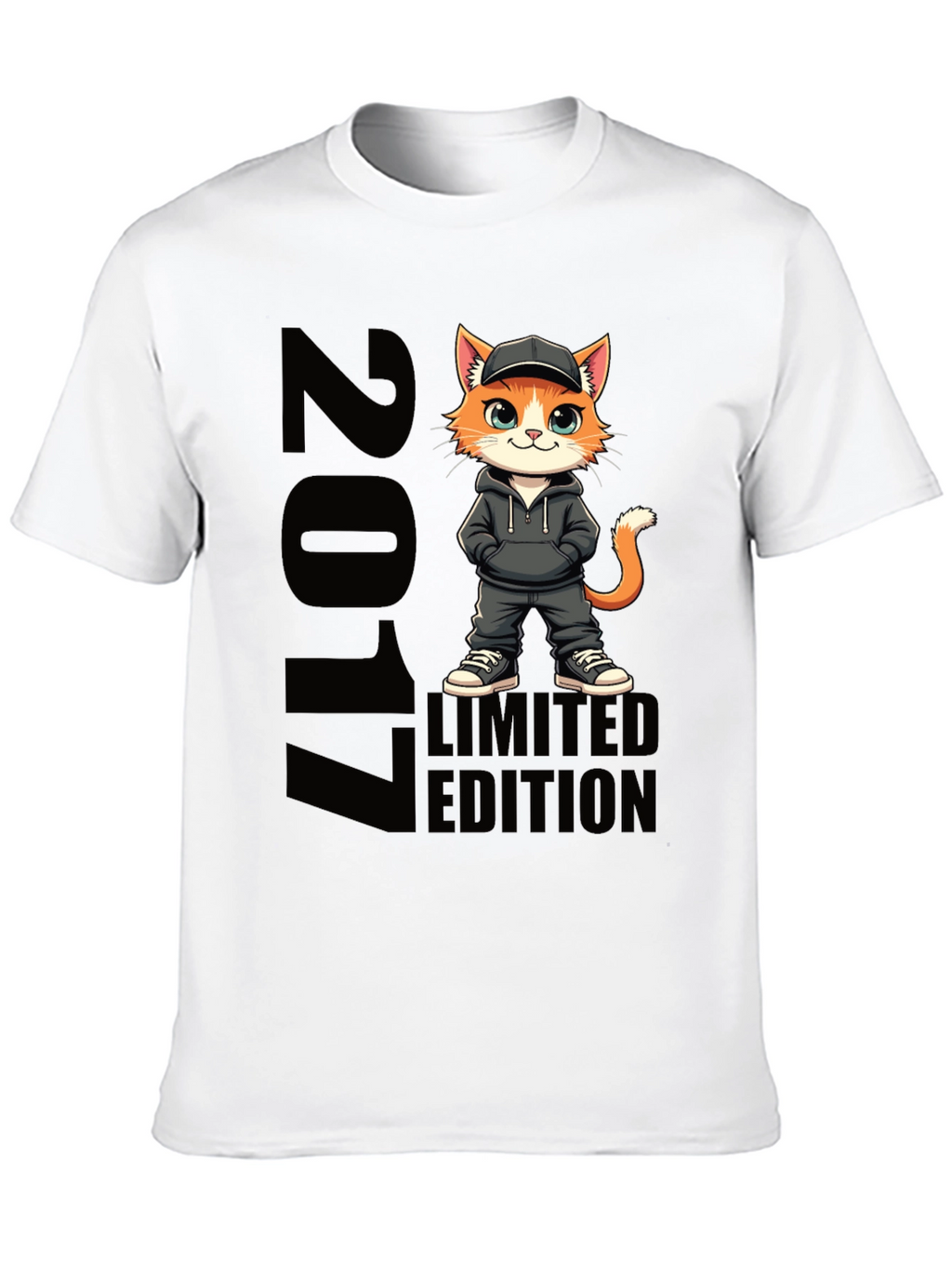 2017 Limited Edition Cat Graphic T-Shirt