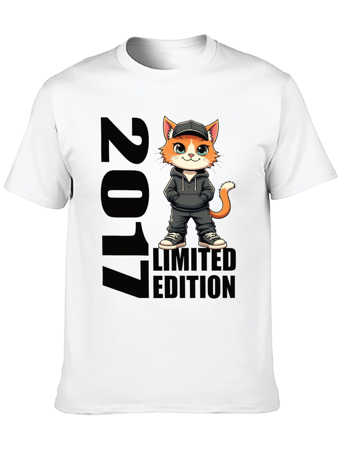 2017 Limited Edition Cat Graphic T-Shirt