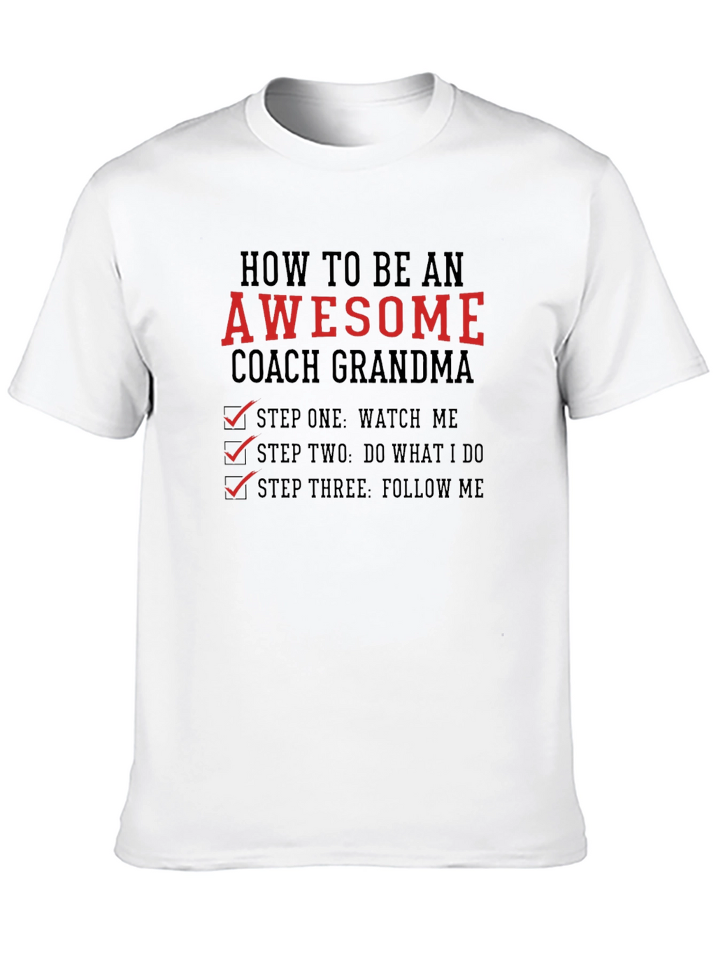 Awesome Coach Grandma T-Shirt