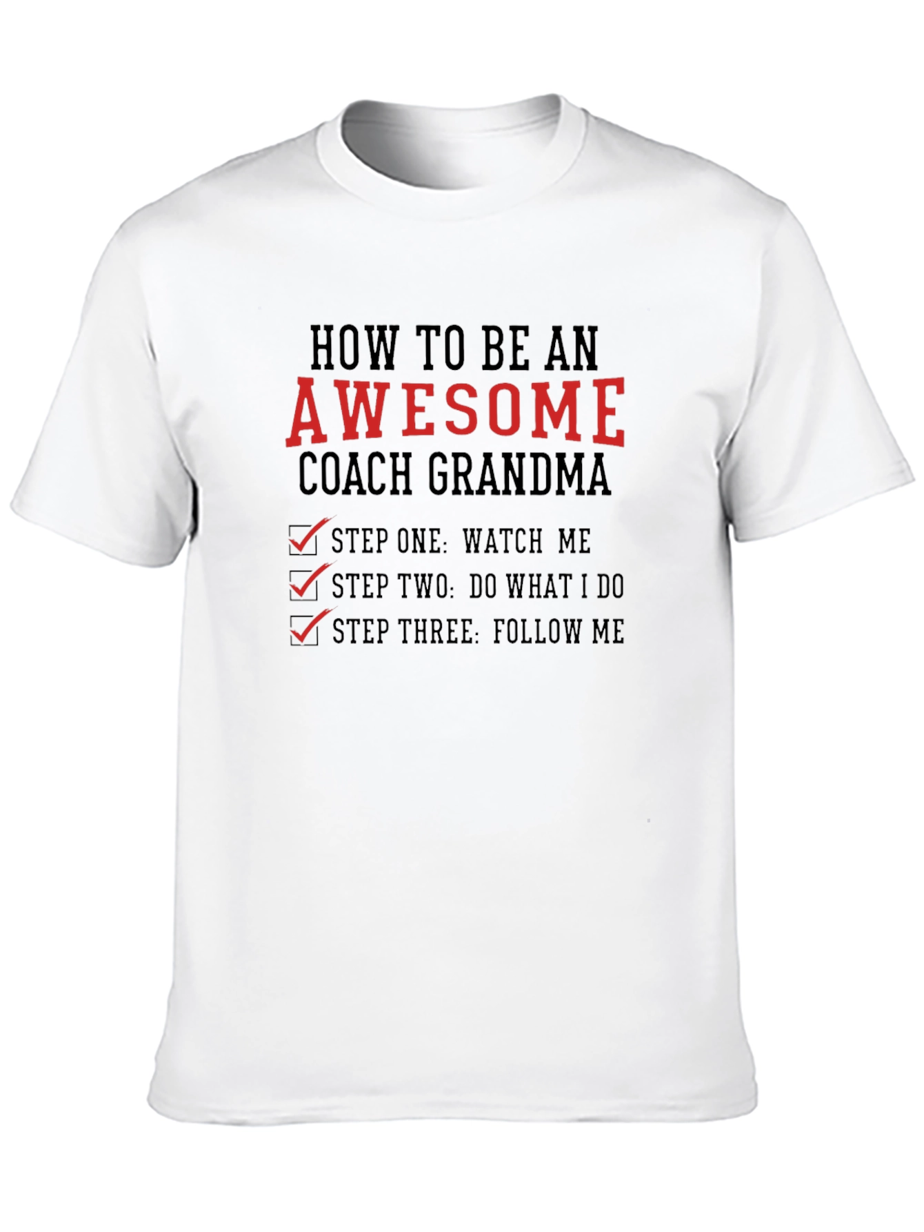 Awesome Coach Grandma T-Shirt