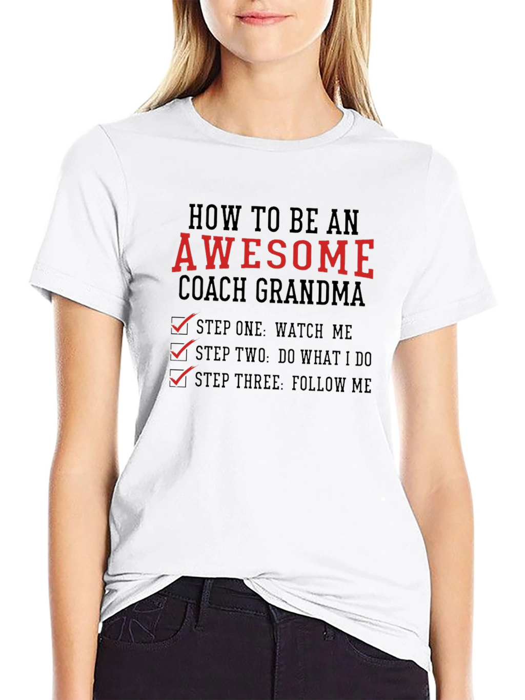 Awesome Coach Grandma T-Shirt