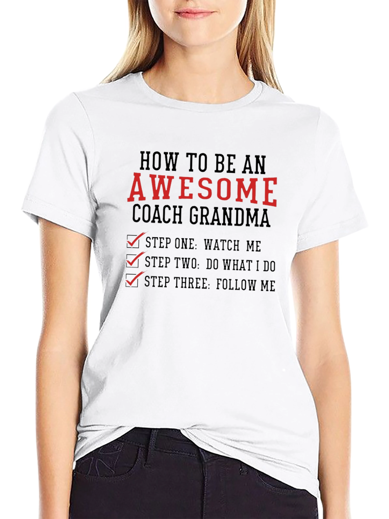 Awesome Coach Grandma T-Shirt
