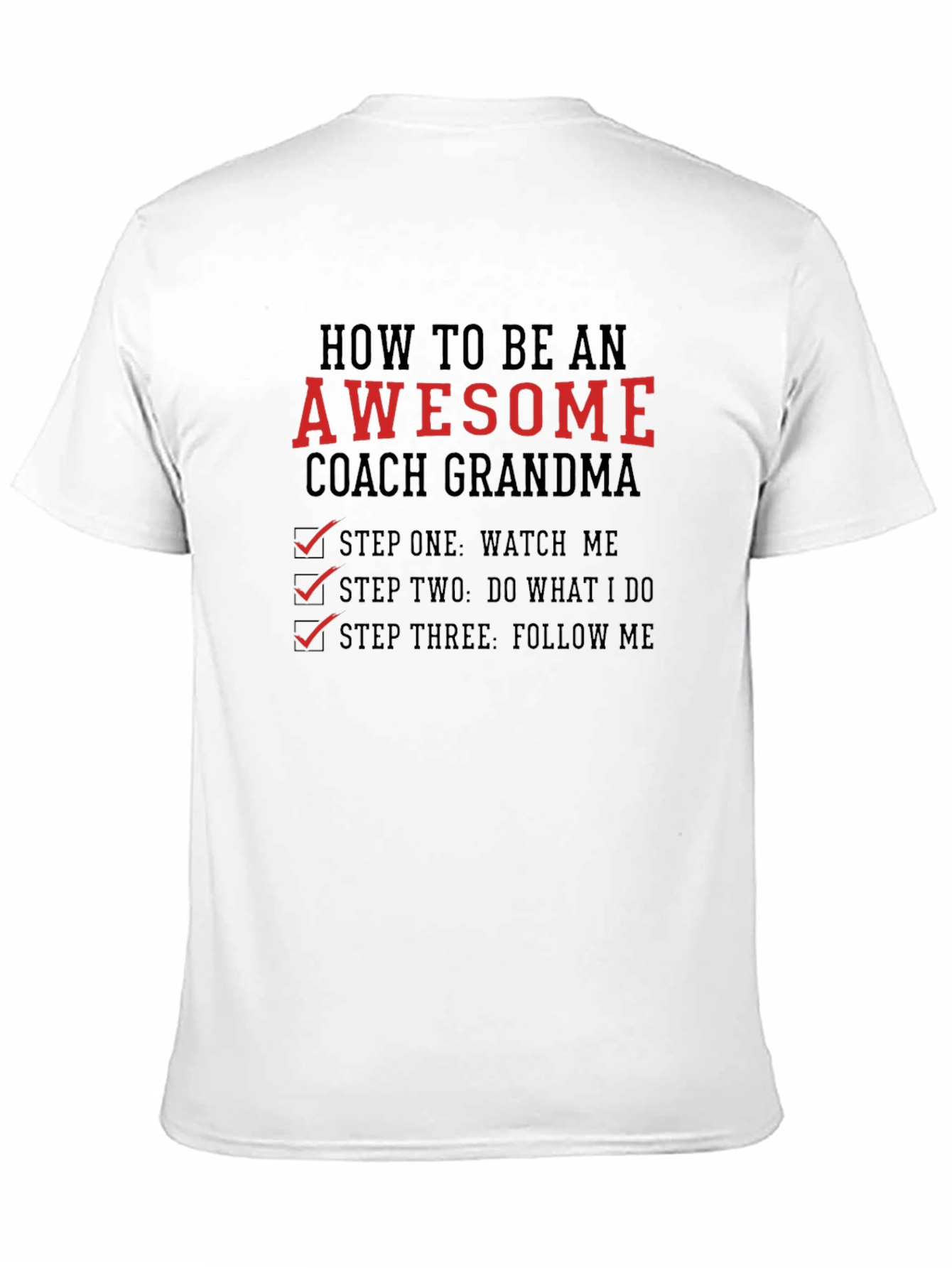 Awesome Coach Grandma T-Shirt