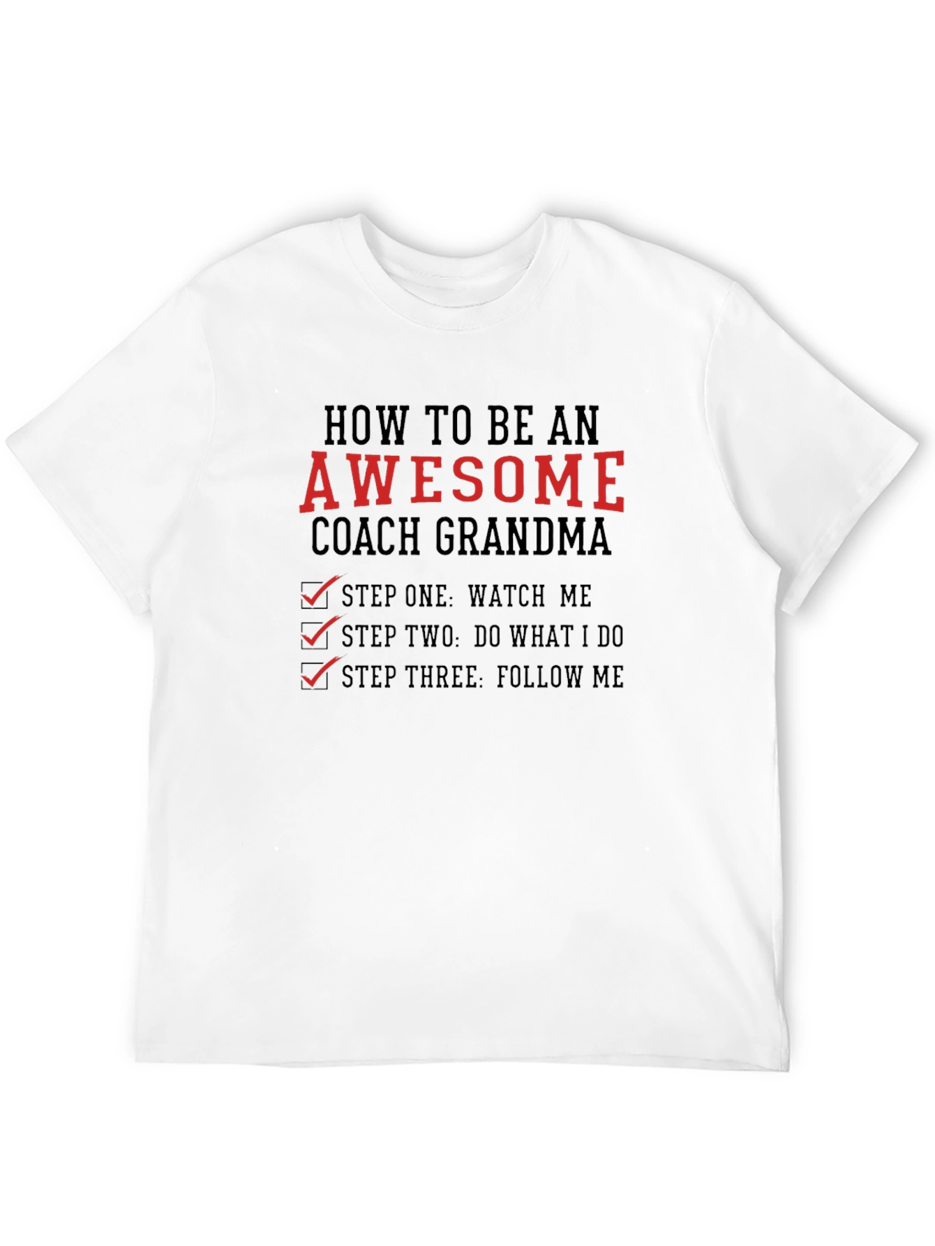 Awesome Coach Grandma T-Shirt