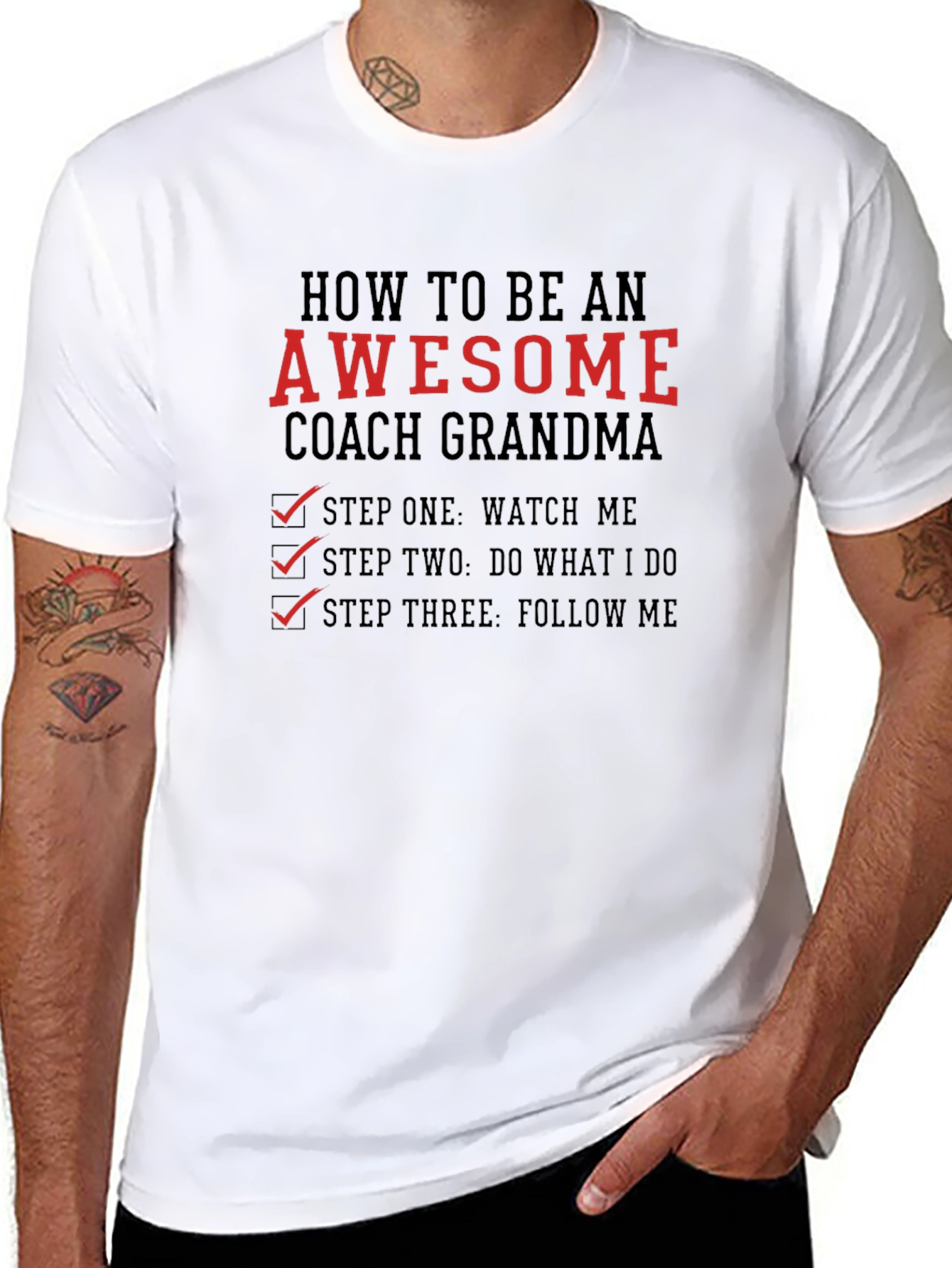 Awesome Coach Grandma T-Shirt