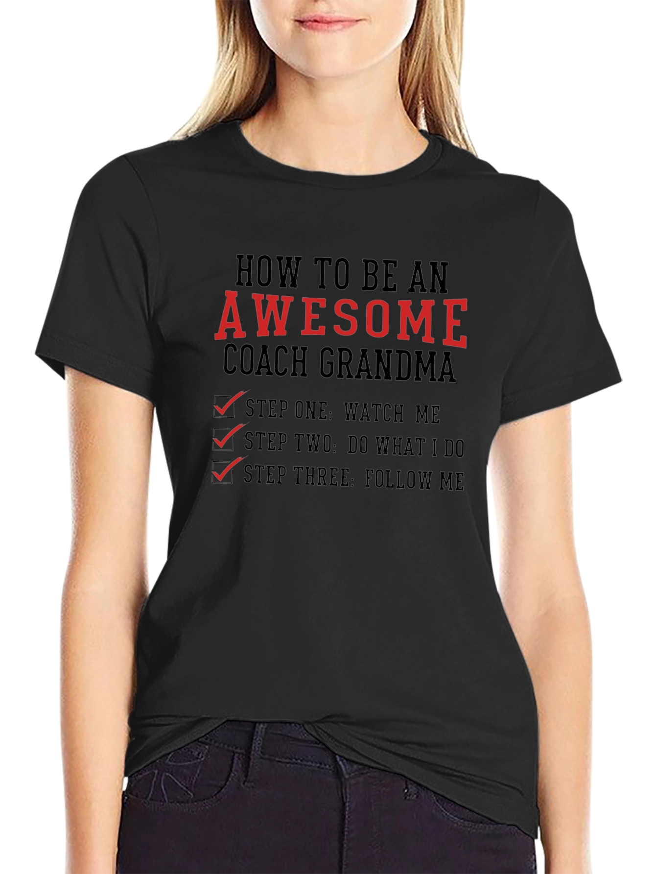 Awesome Coach Grandma T-Shirt