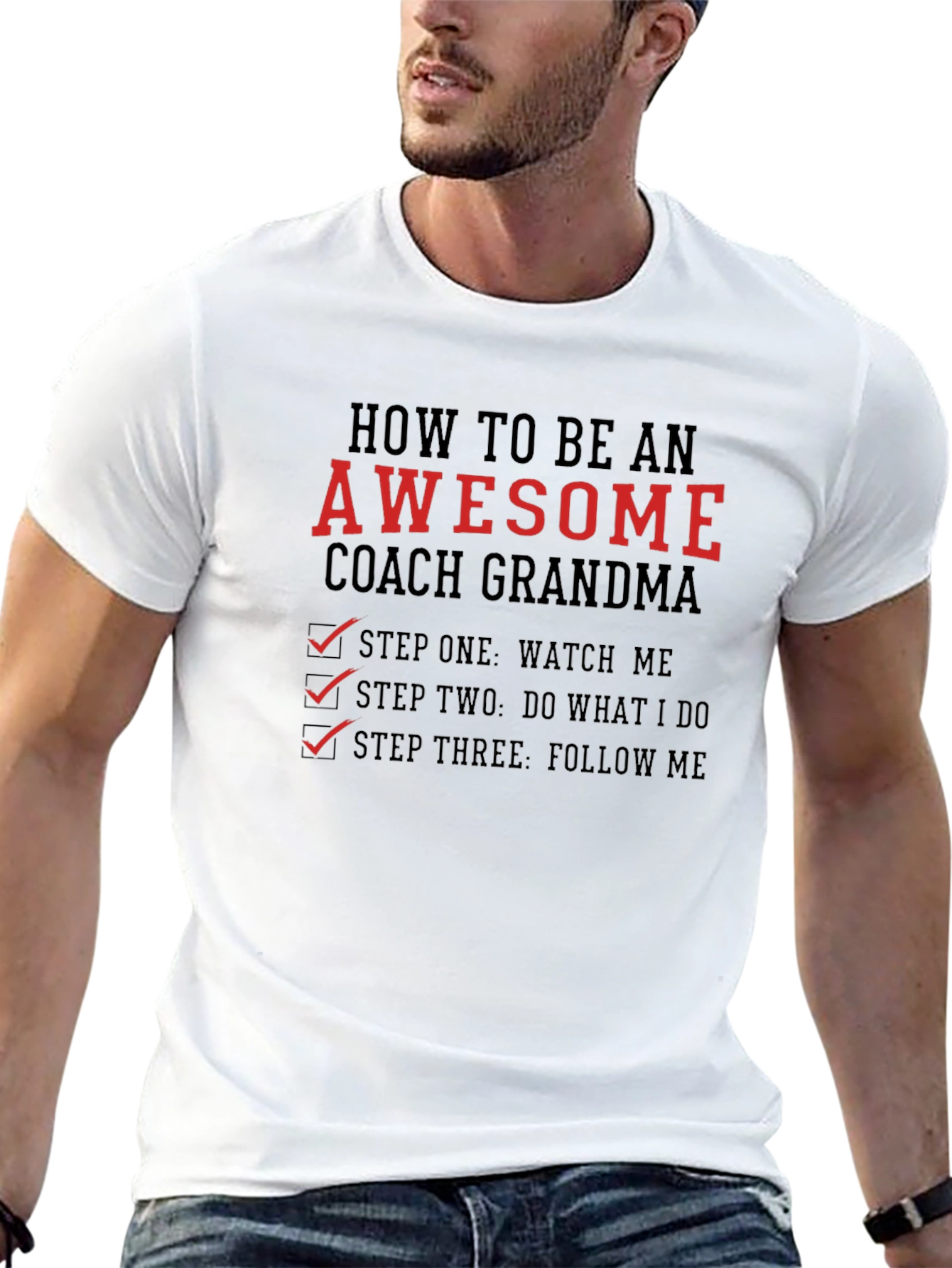 Awesome Coach Grandma T-Shirt