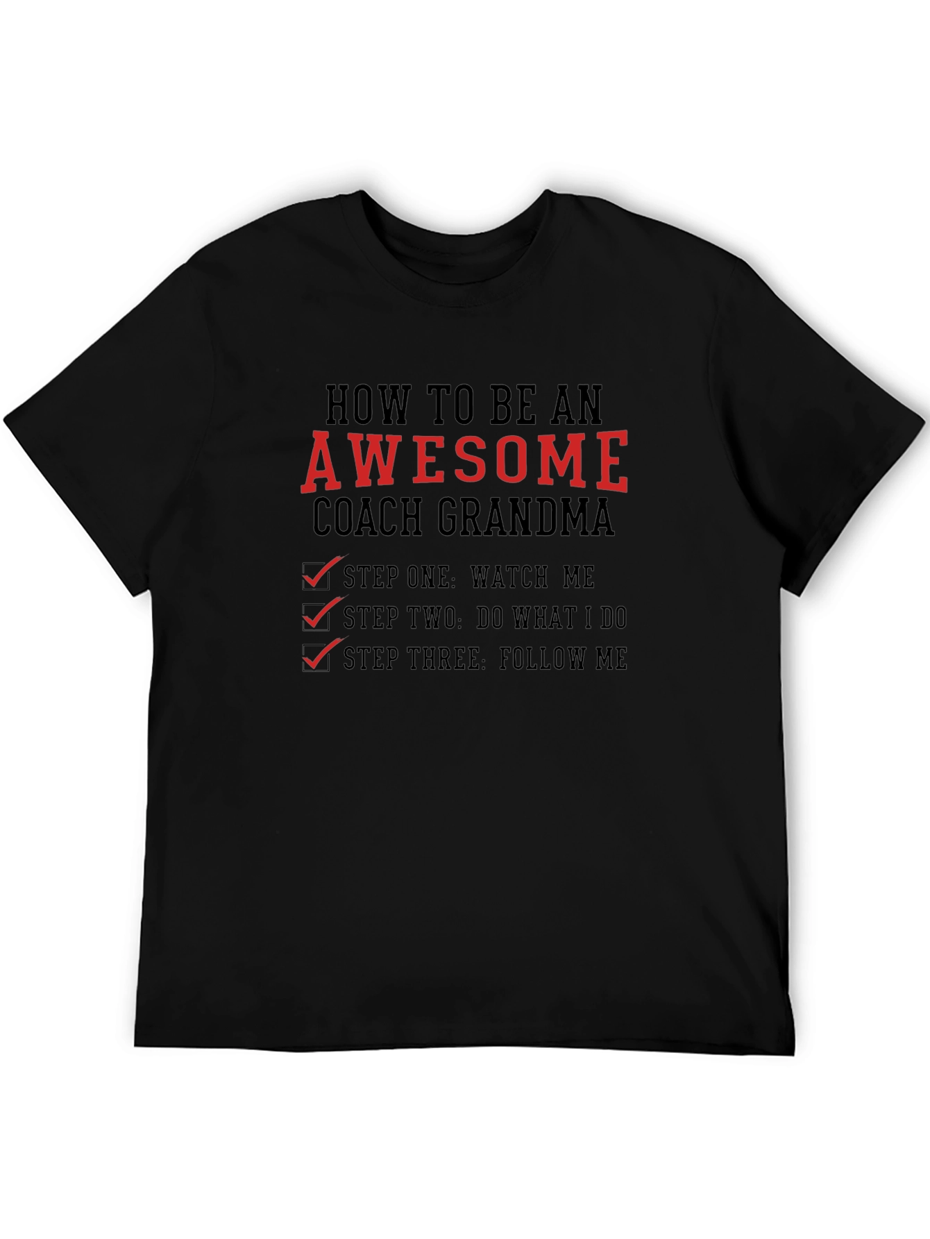 Awesome Coach Grandma T-Shirt