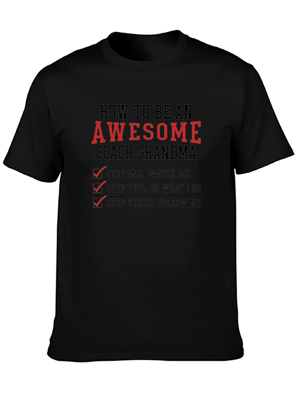 Awesome Coach Grandma T-Shirt
