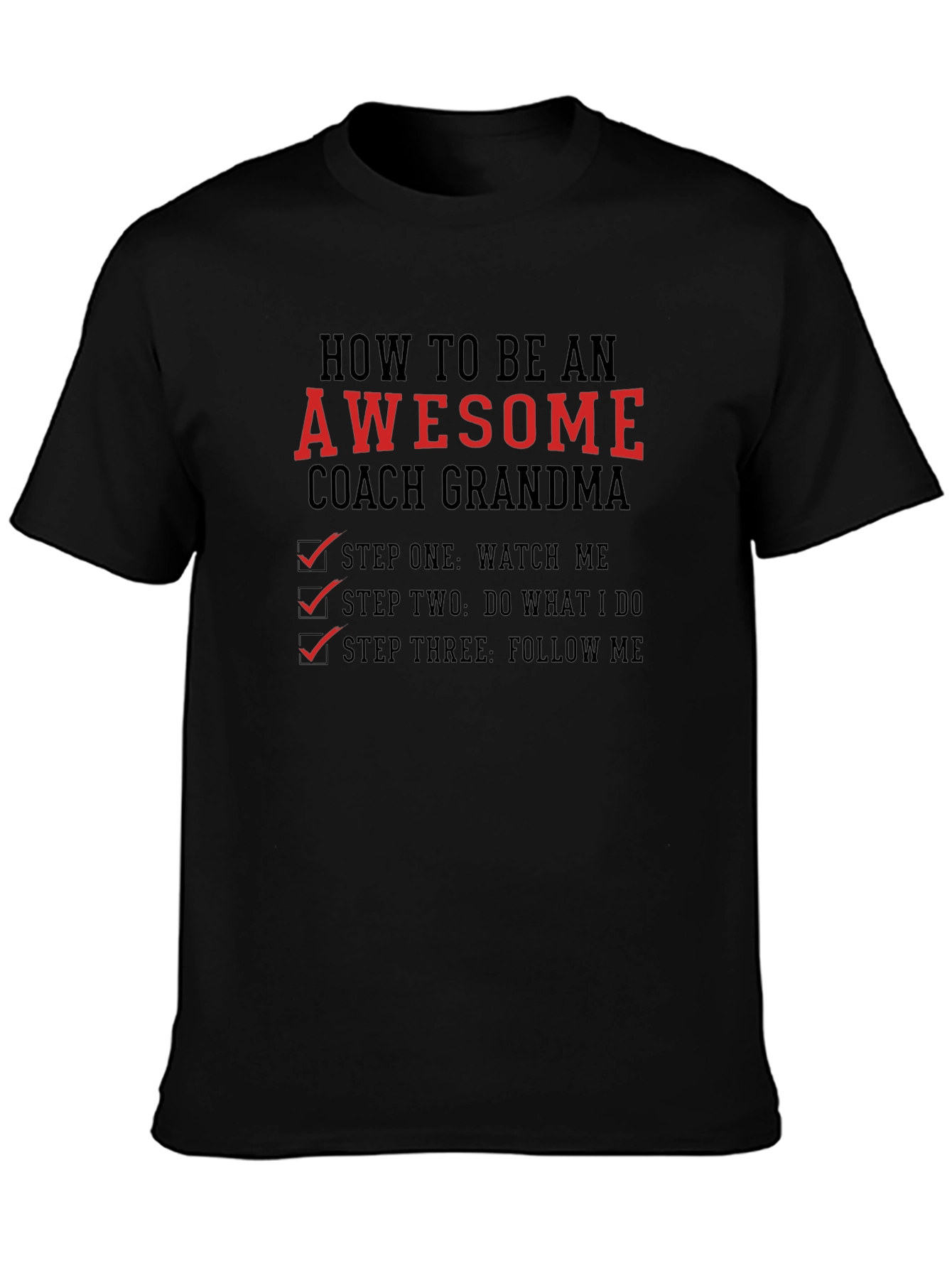 Awesome Coach Grandma T-Shirt