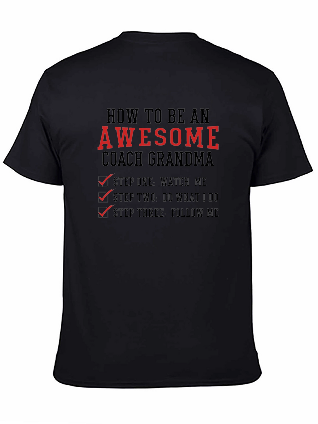 Awesome Coach Grandma T-Shirt