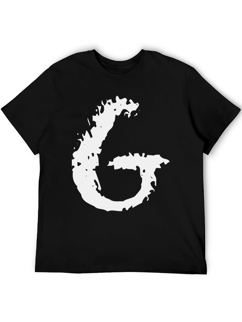 Abstract G Graphic Black T-Shirt