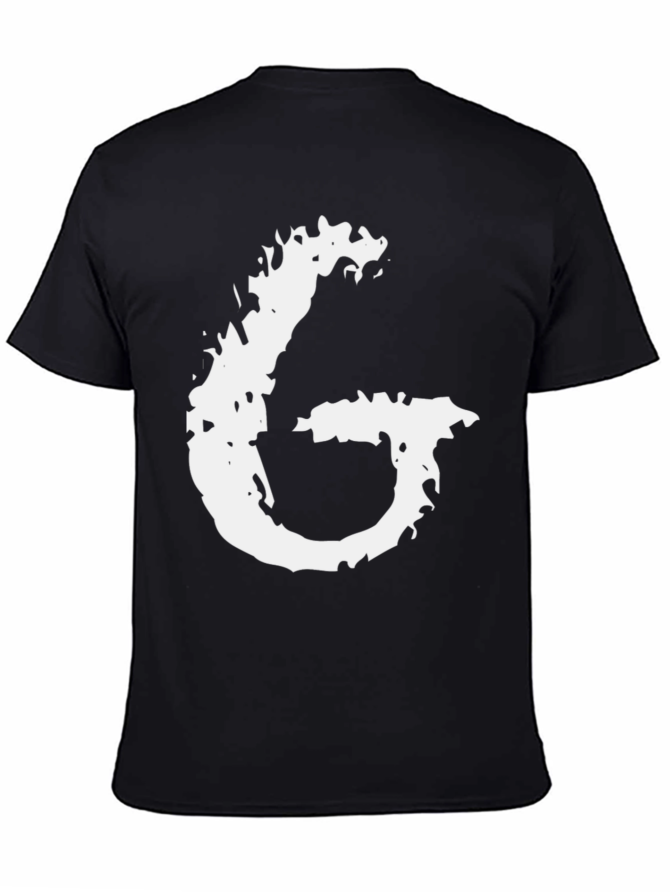 Abstract G Graphic Black T-Shirt