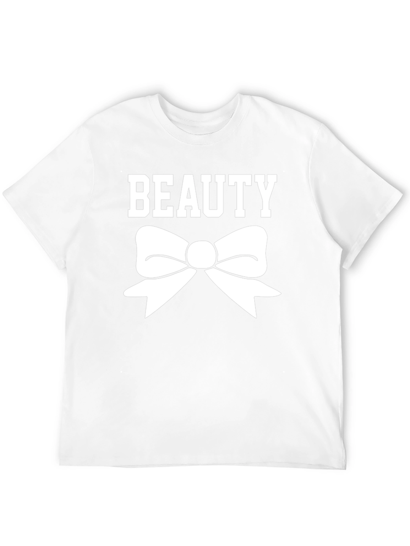 Beauty Bow T-Shirt - Mens Black Graphic Tee
