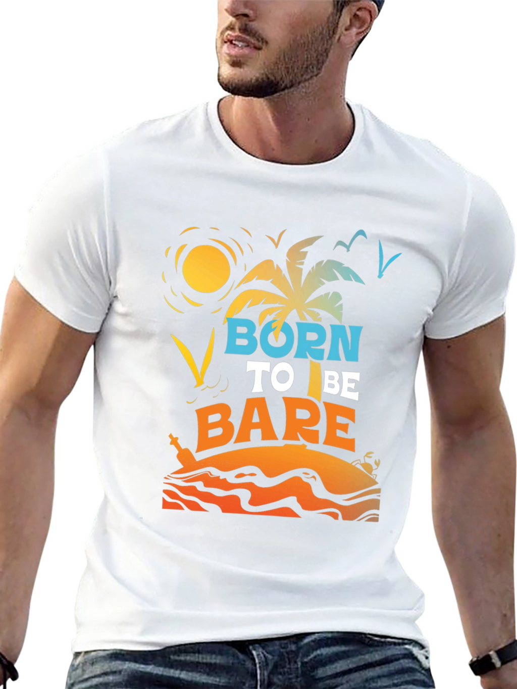 Born to Be Bare Graphic T-Shirt