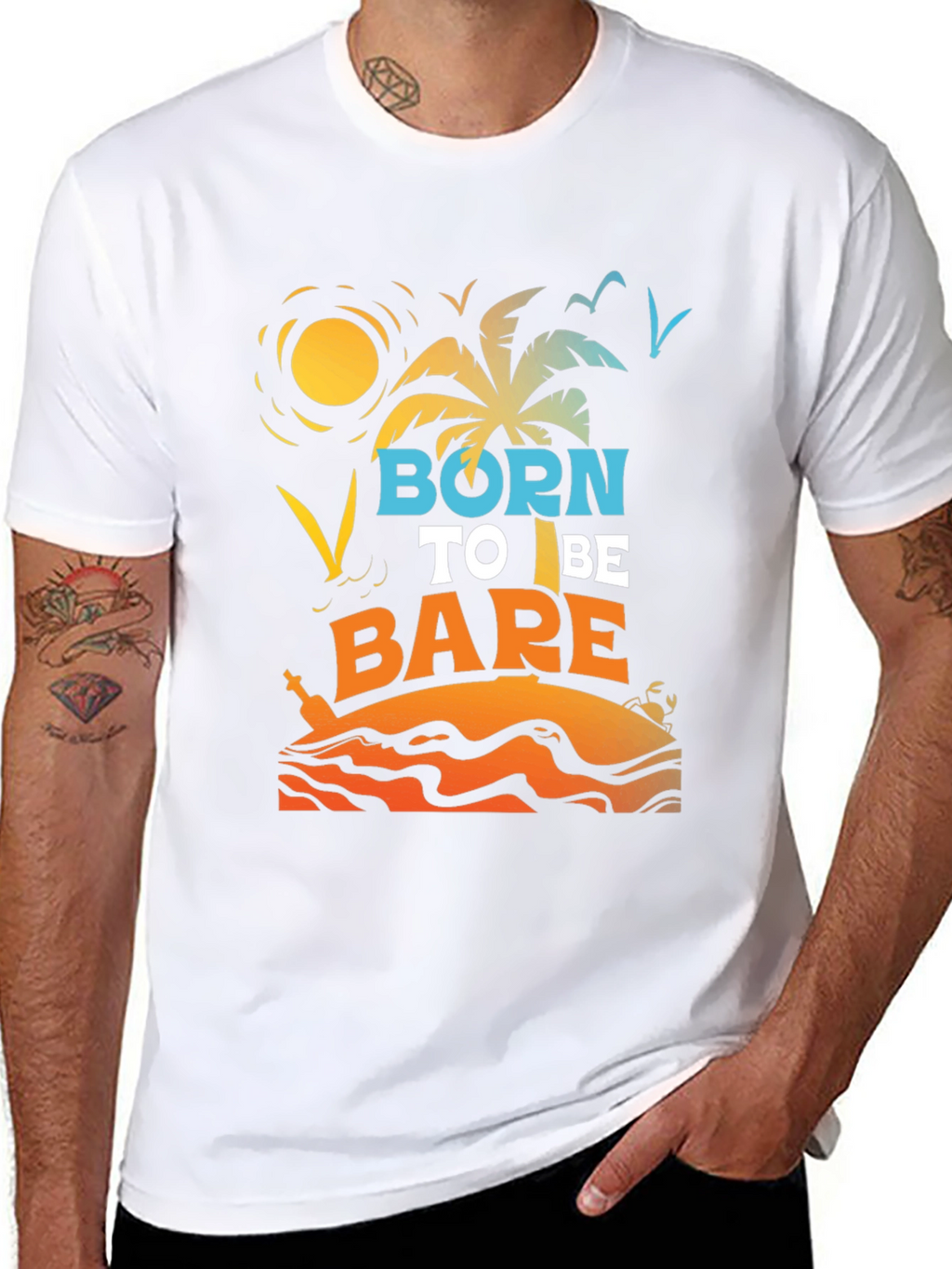 Born to Be Bare Graphic T-Shirt