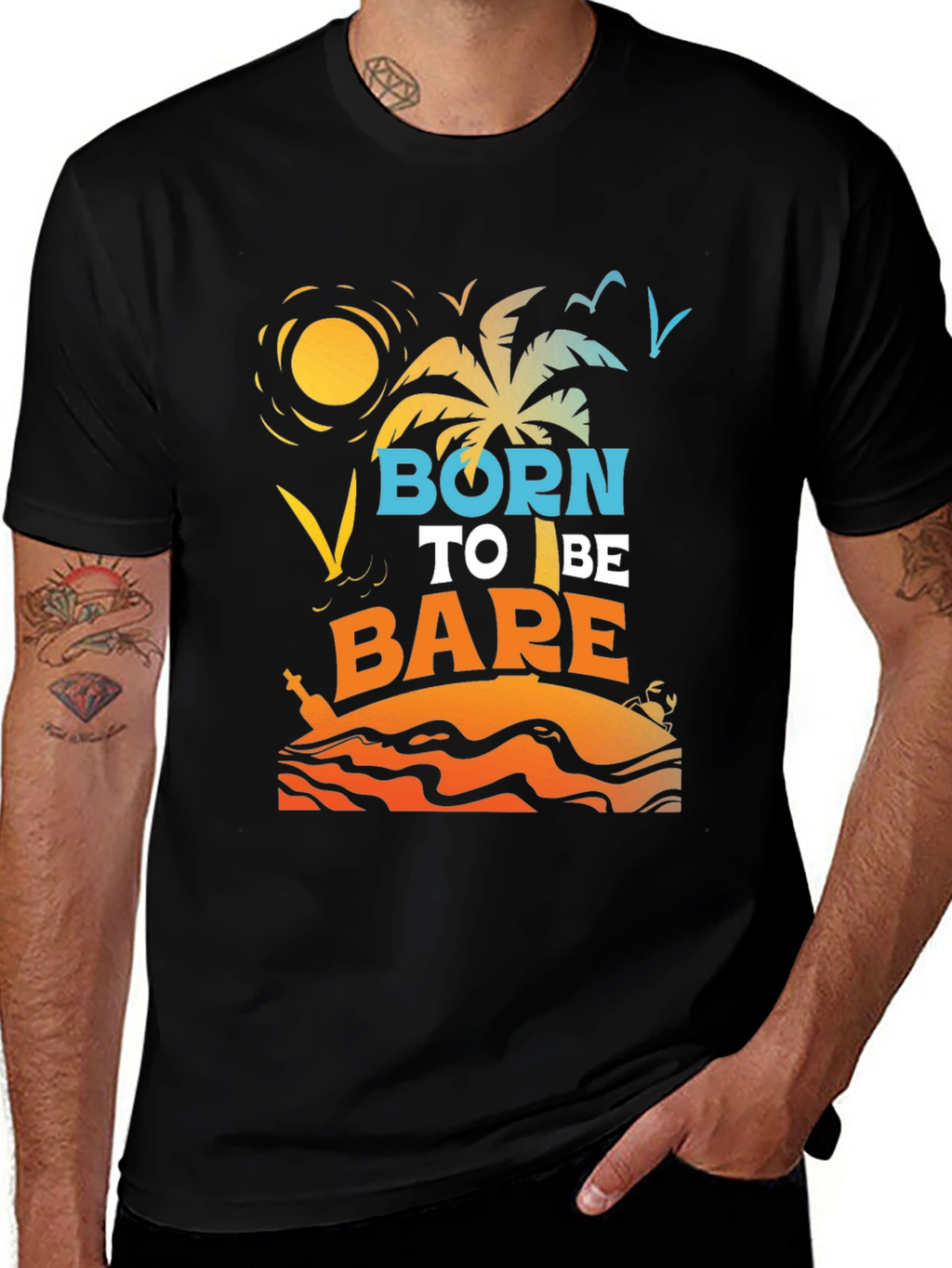 Born to Be Bare Graphic T-Shirt