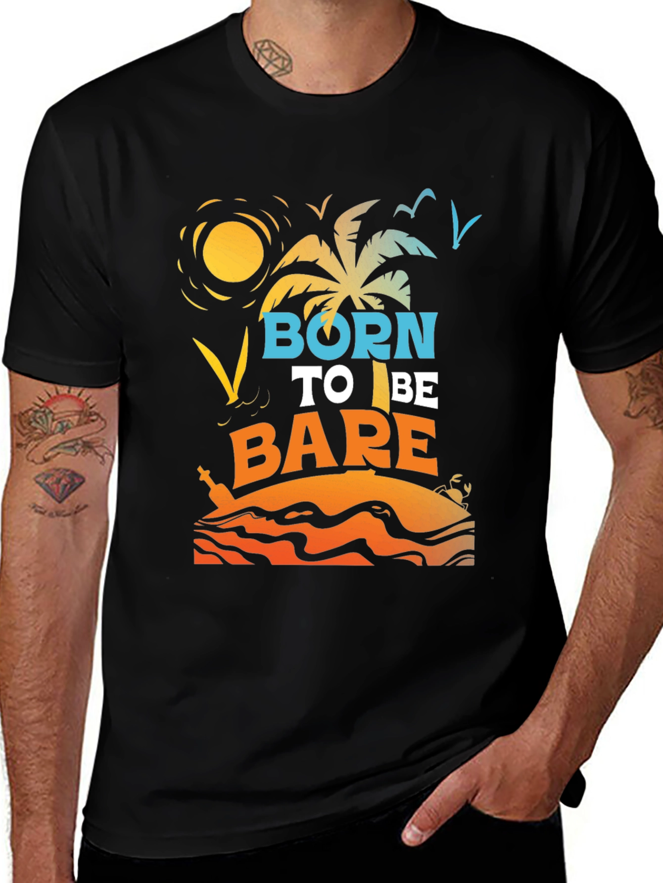 Born to Be Bare Graphic T-Shirt