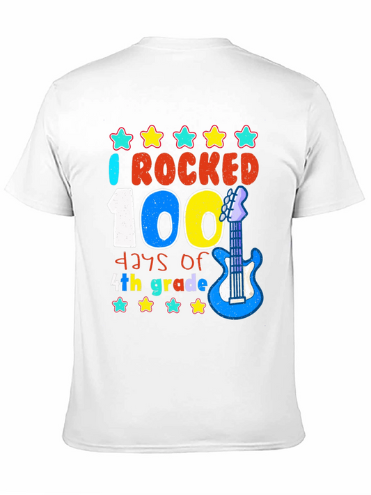 100 Days of 4th Grade Rocked T-Shirt