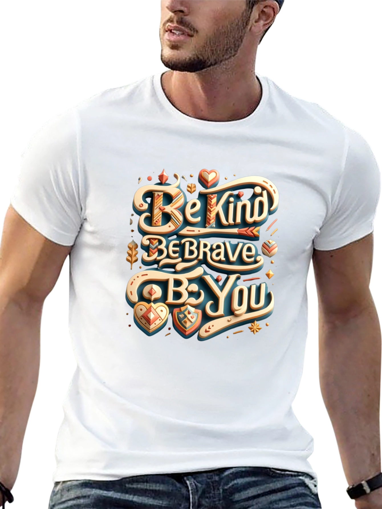 Be Kind Be Brave Be You Graphic Tee