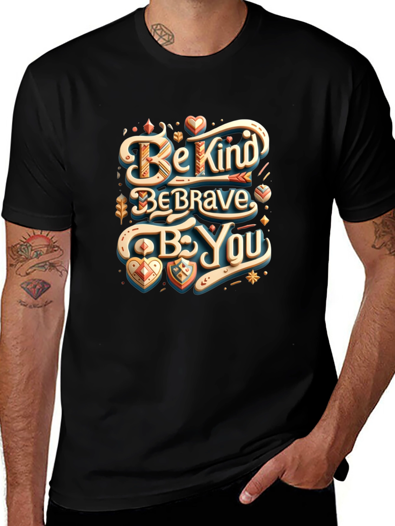 Be Kind Be Brave Be You Graphic Tee