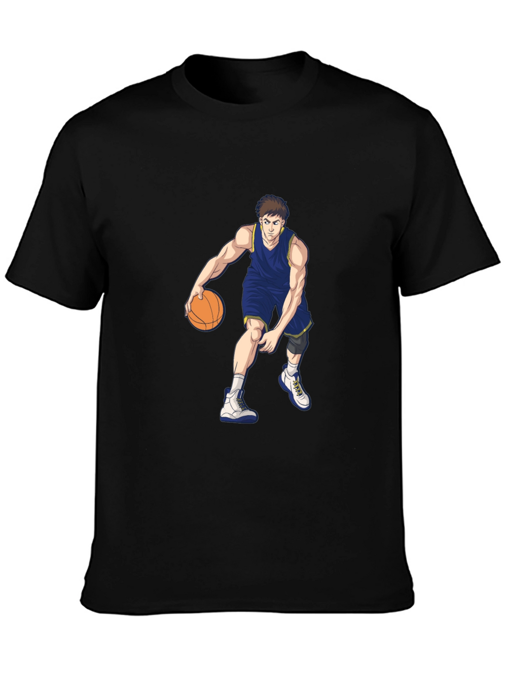Anime Basketball Player Graphic T-Shirt