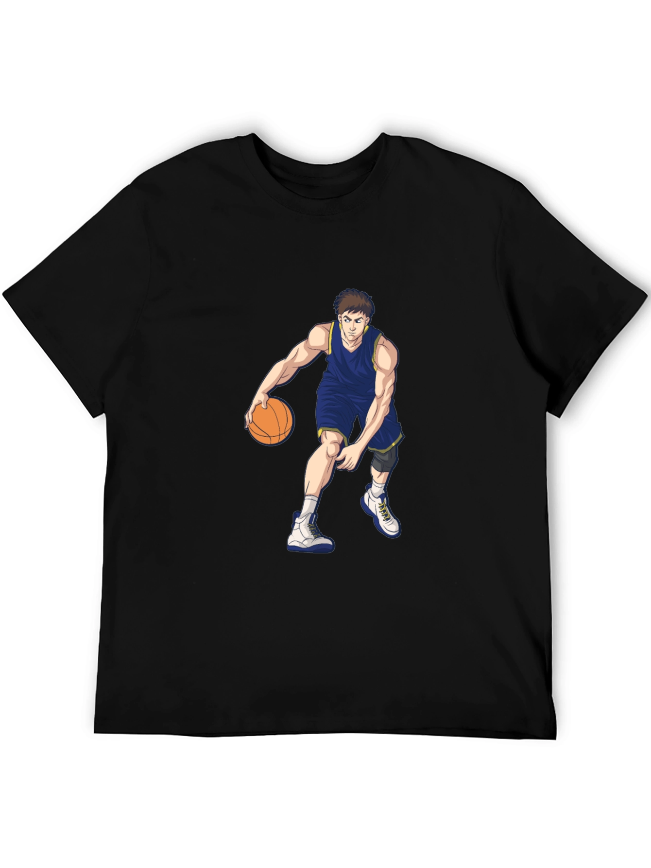 Anime Basketball Player Graphic T-Shirt