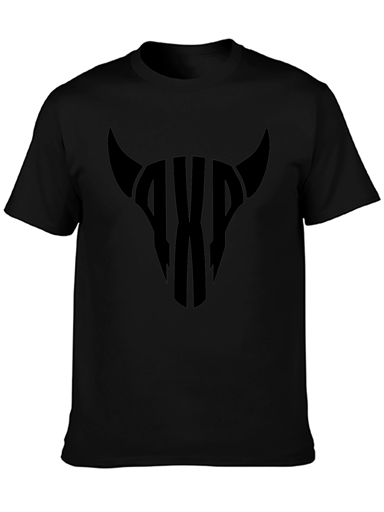 Bull Skull Graphic Tee - Mens Black T-Shirt