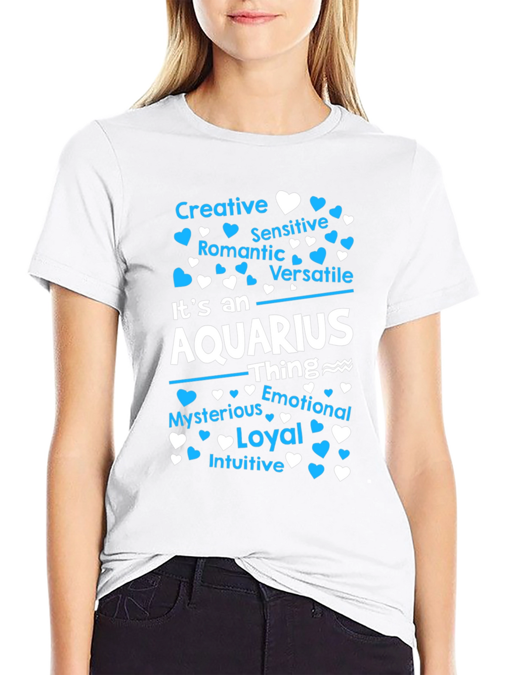 Aquarius Zodiac Sign T-Shirt