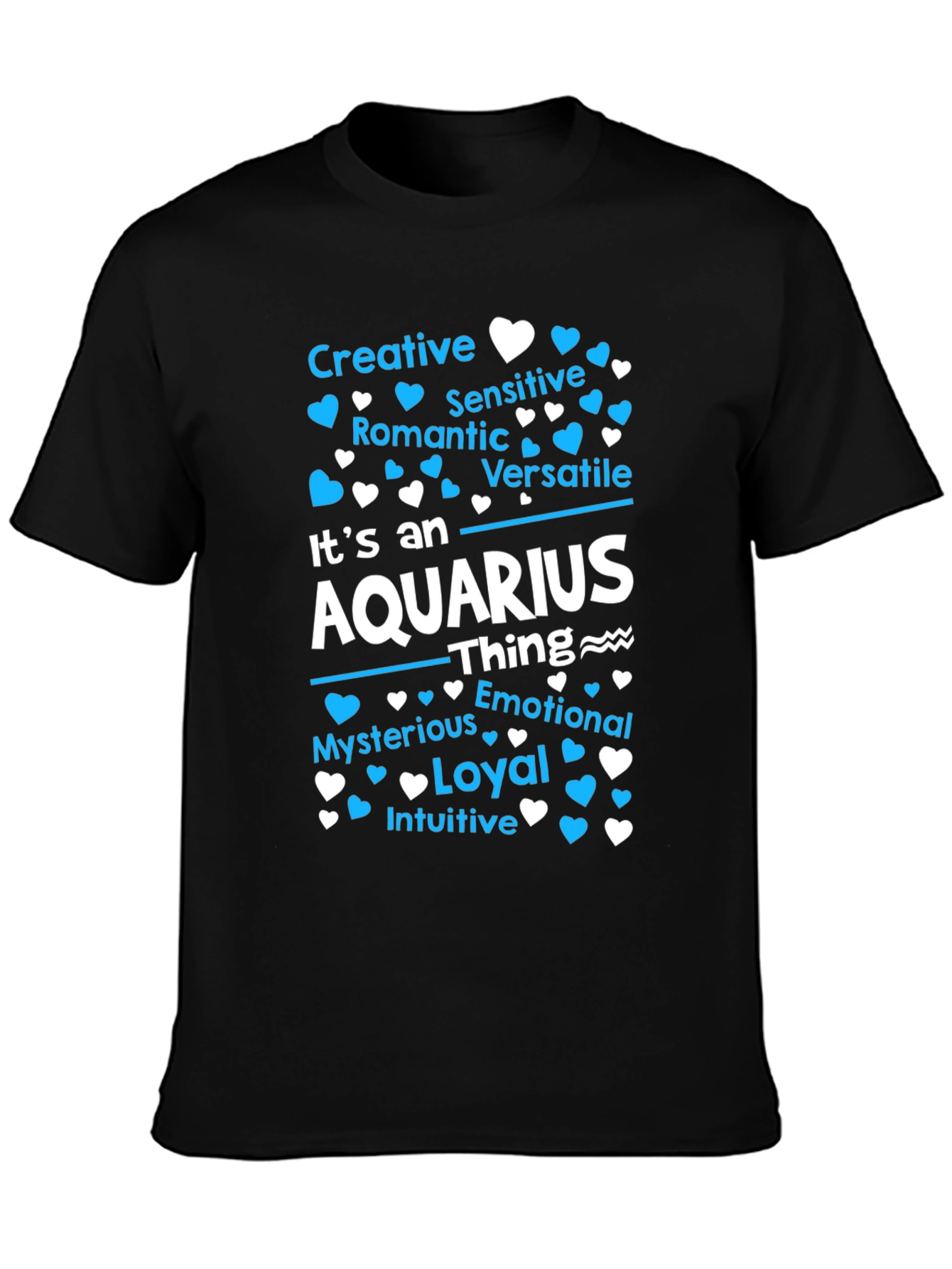 Aquarius Zodiac Sign T-Shirt