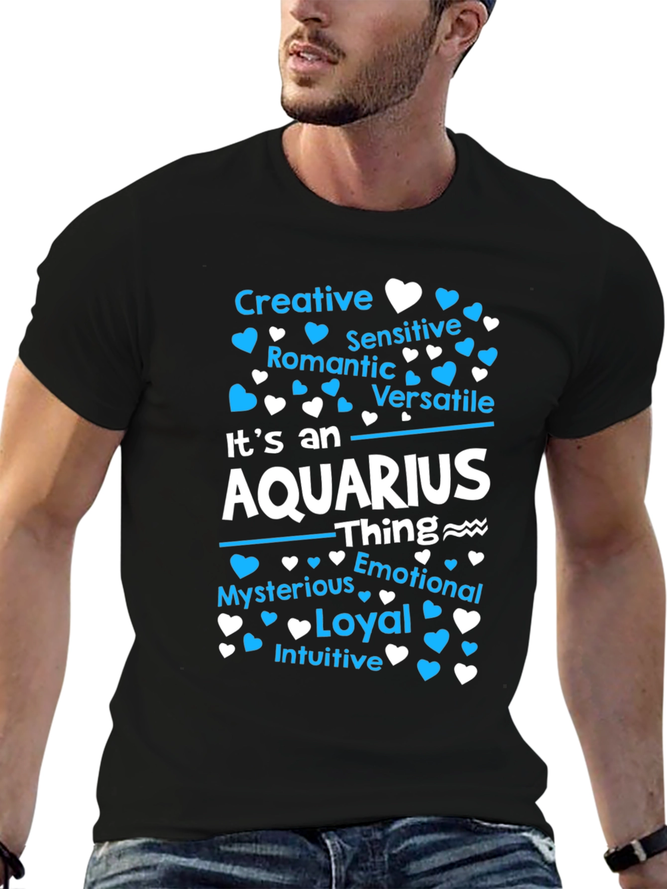 Aquarius Zodiac Sign T-Shirt