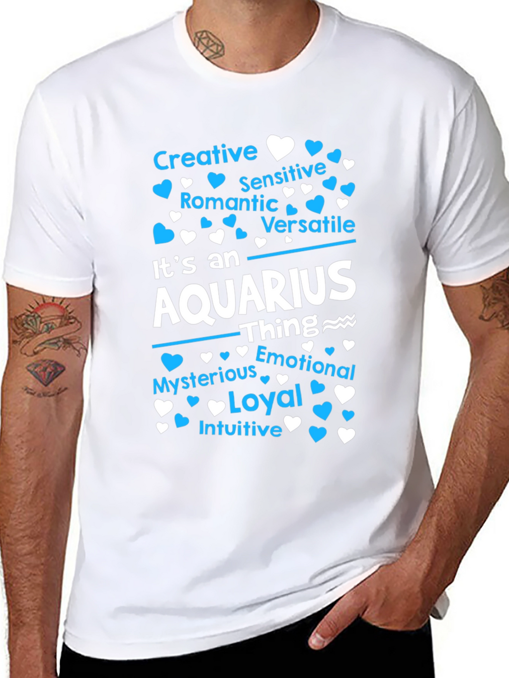 Aquarius Zodiac Sign T-Shirt