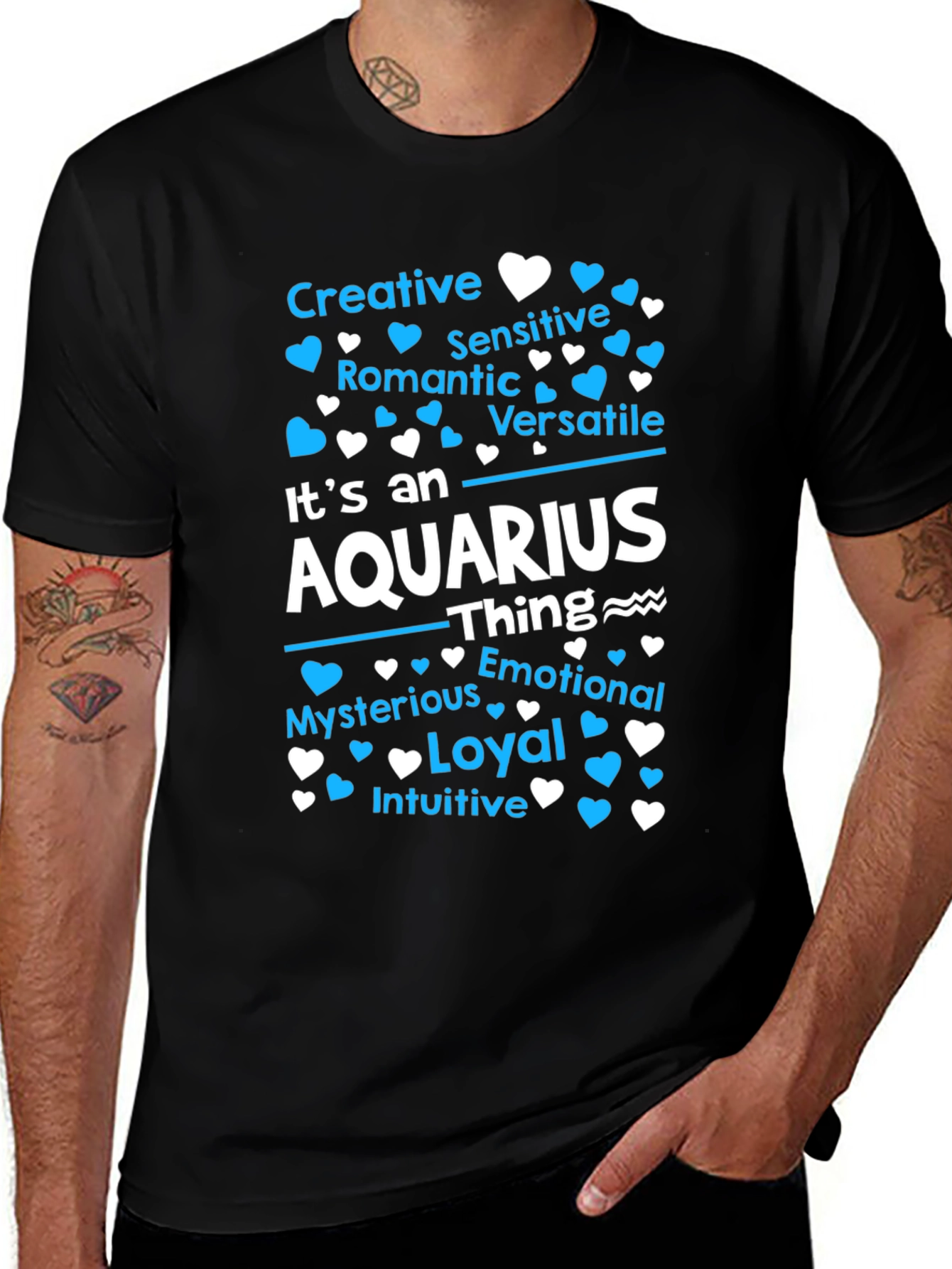 Aquarius Zodiac Sign T-Shirt