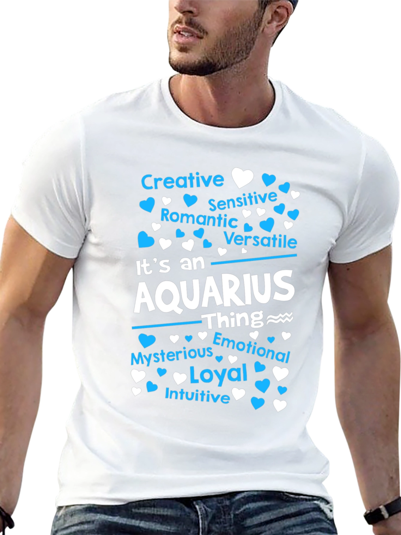 Aquarius Zodiac Sign T-Shirt