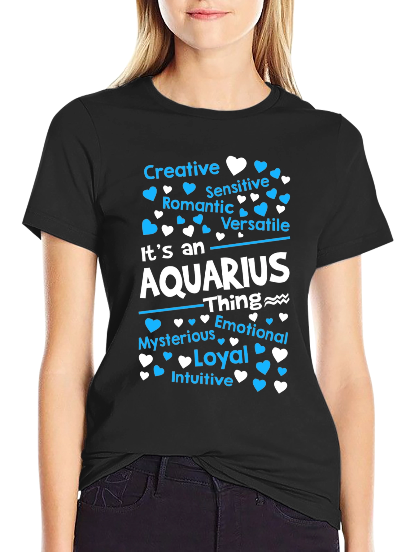 Aquarius Zodiac Sign T-Shirt