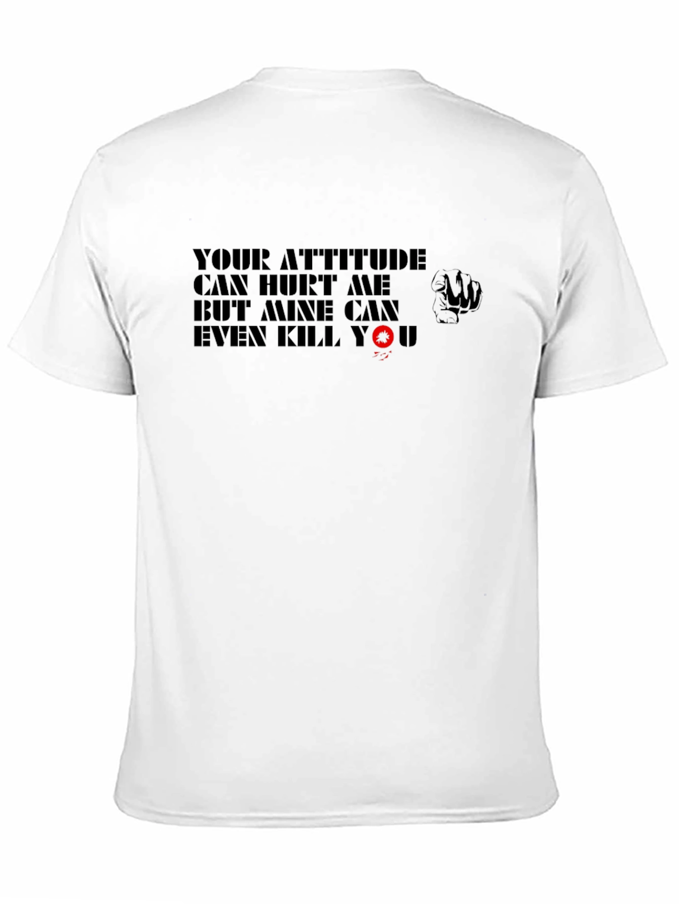 Attitude Warning T-Shirt - Black