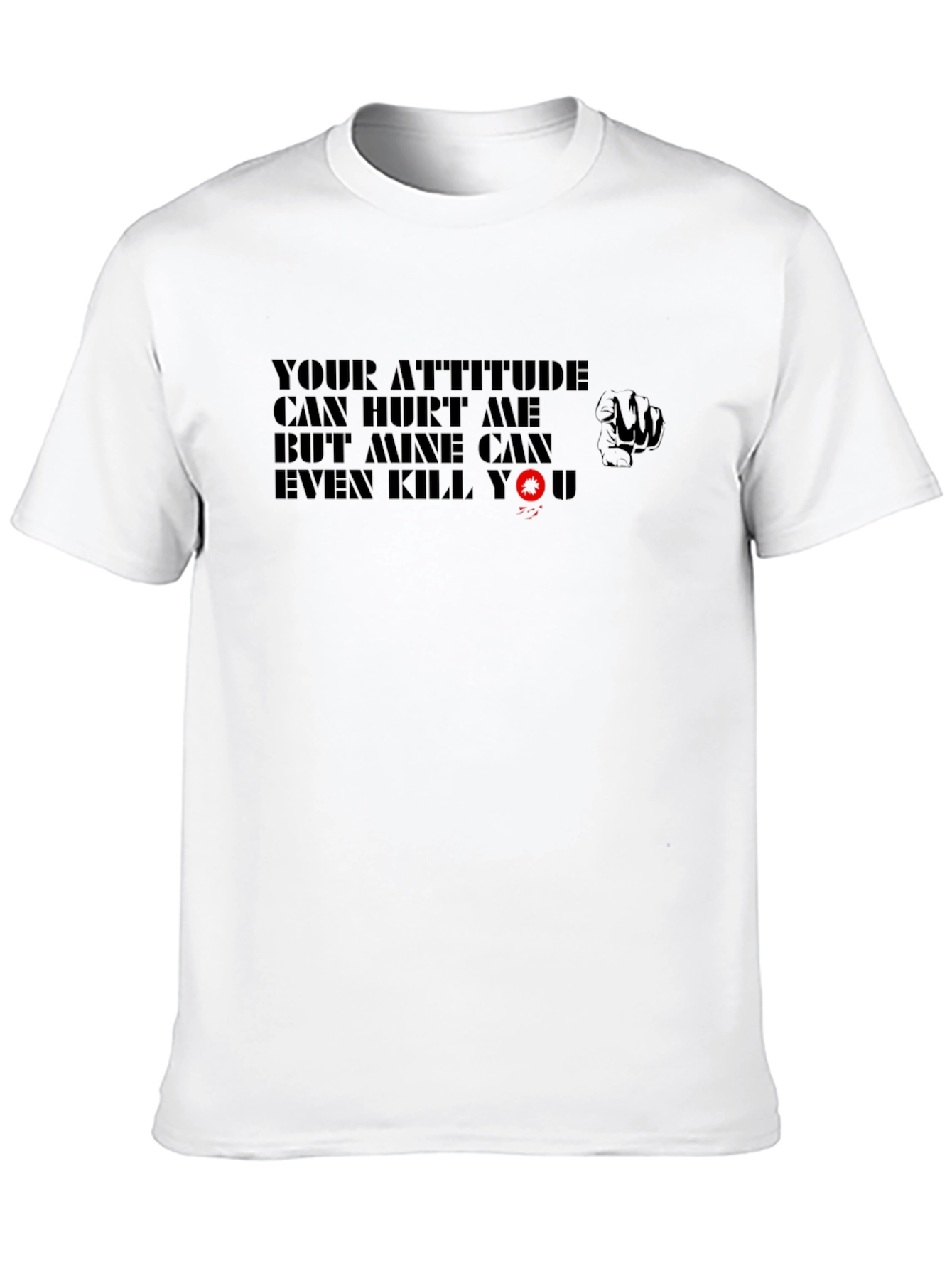 Attitude Warning T-Shirt - Black