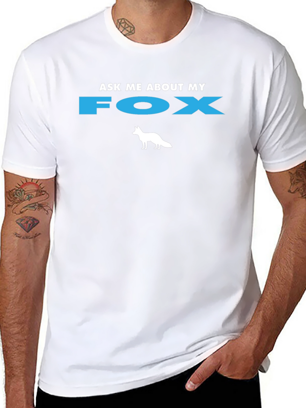Ask Me About My Fox T-Shirt