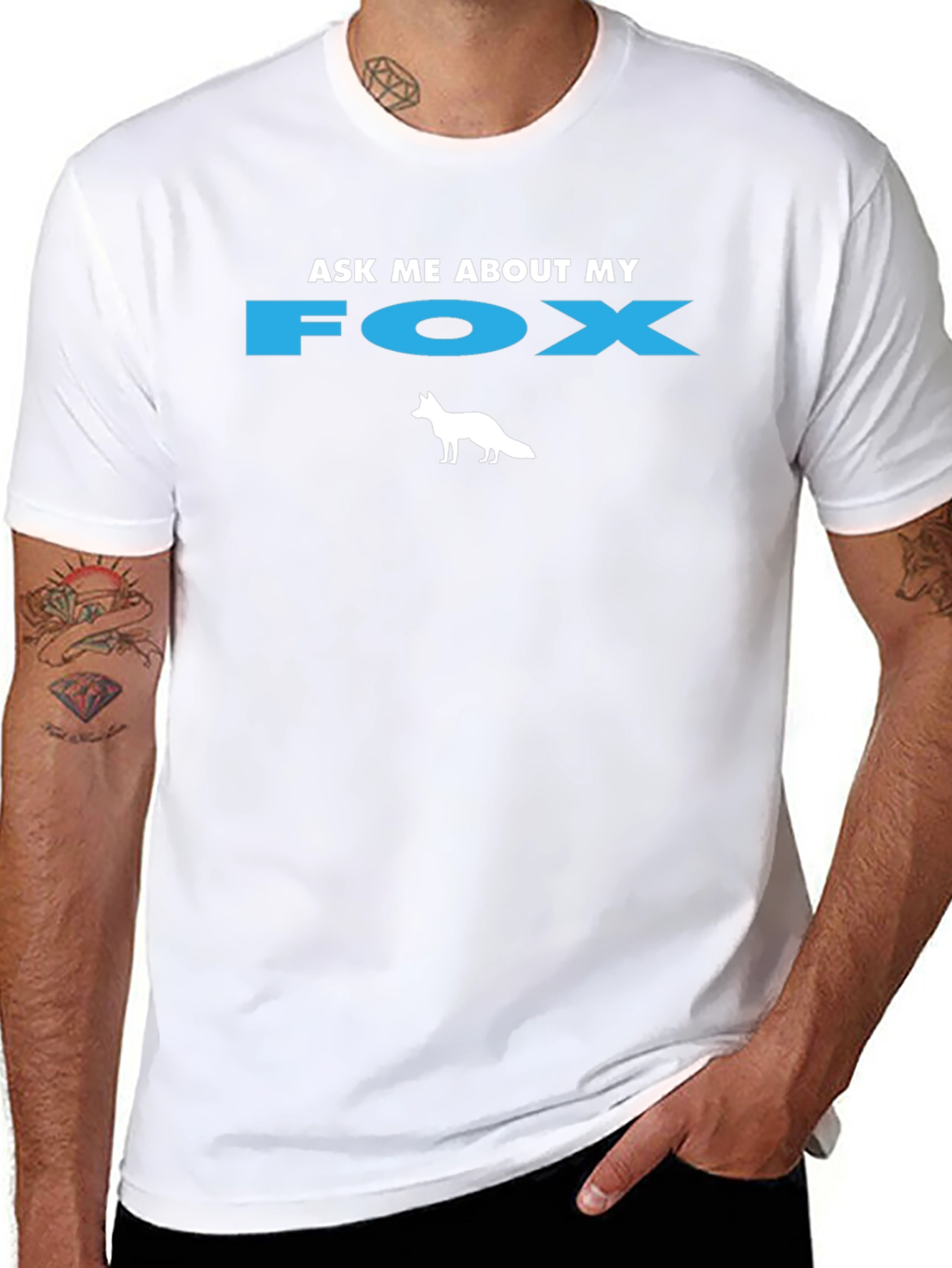 Ask Me About My Fox T-Shirt
