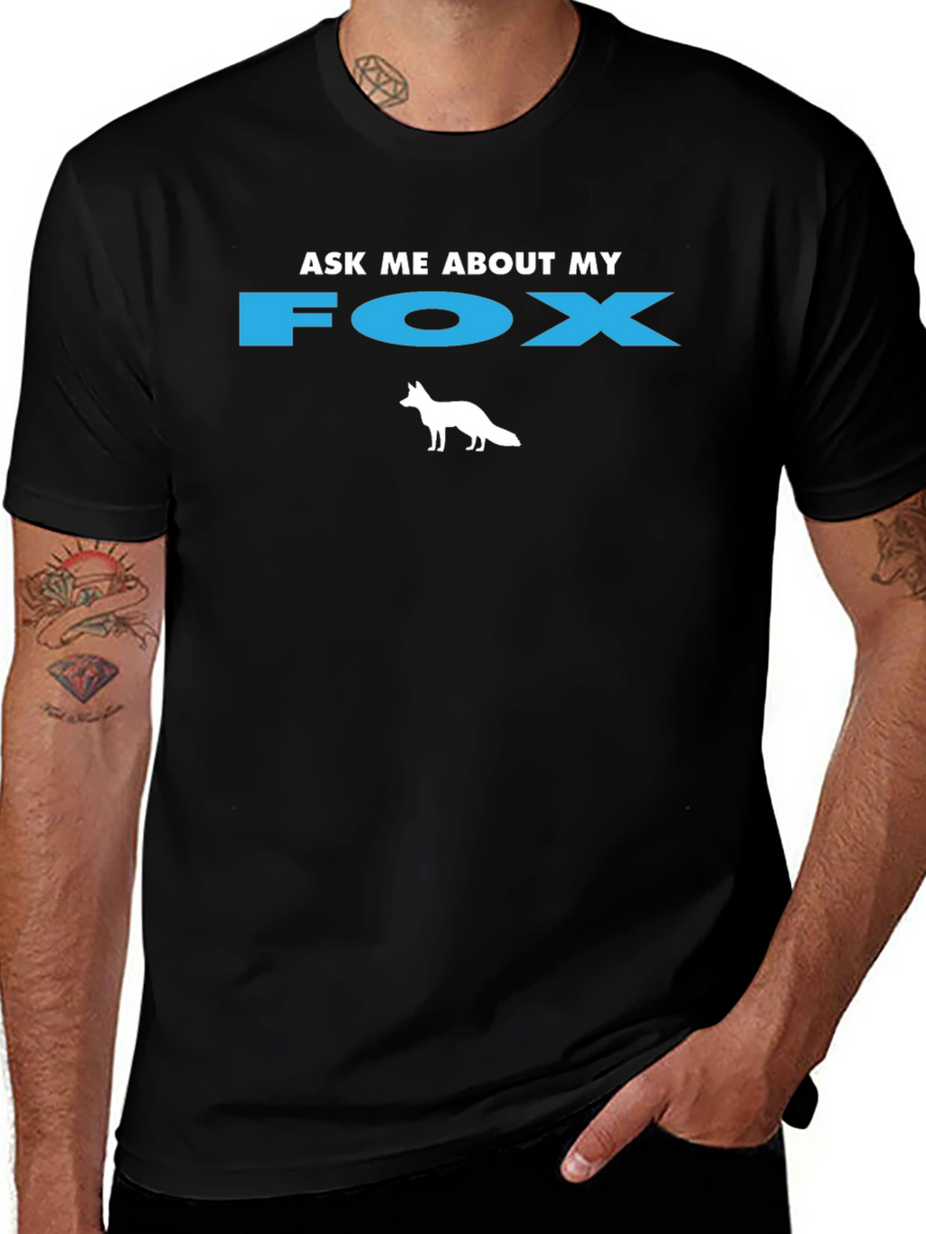 Ask Me About My Fox T-Shirt