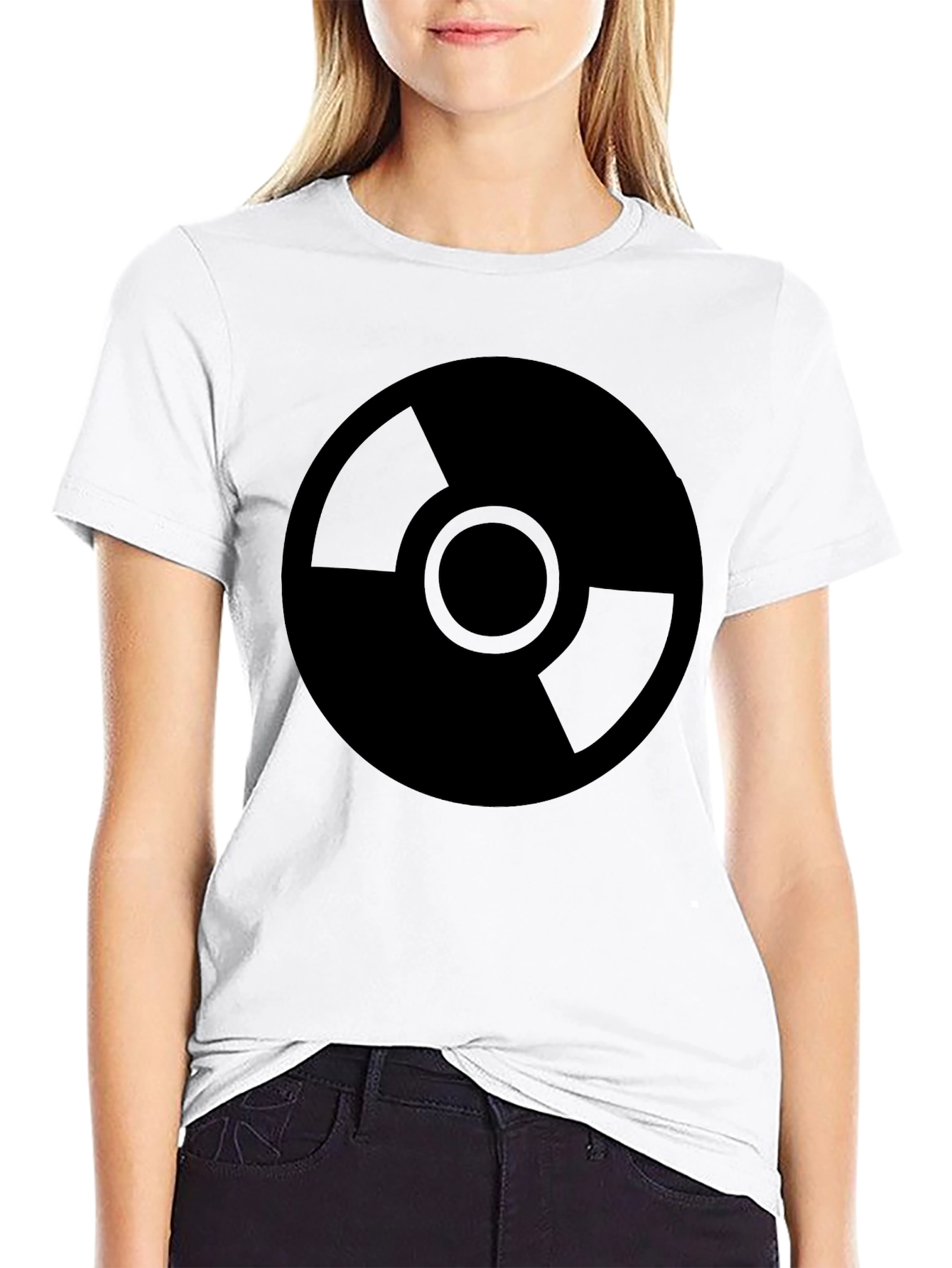 Black Circle Graphic Tee