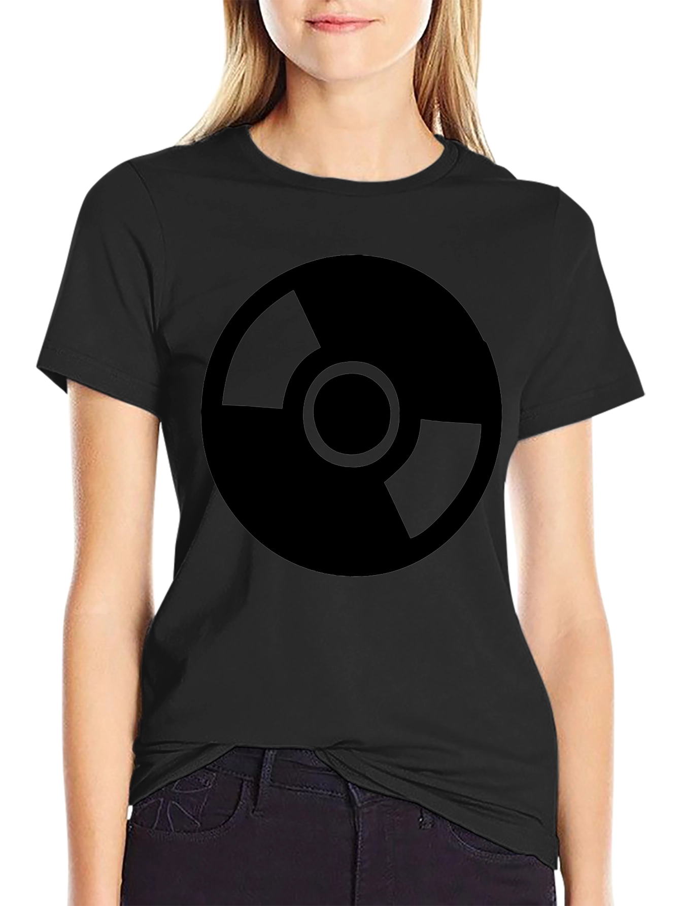 Black Circle Graphic Tee