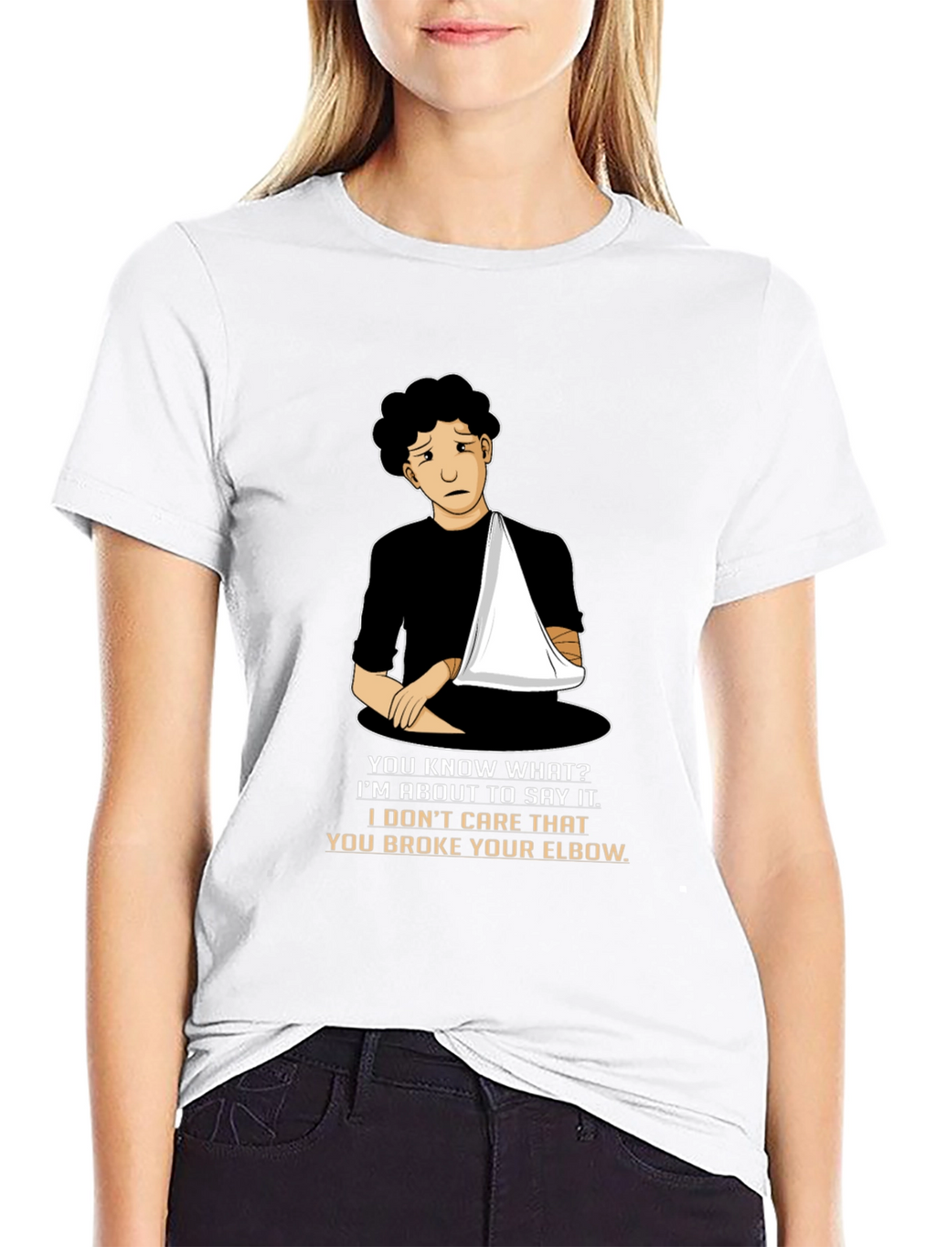 Broken Elbow Humor T-Shirt