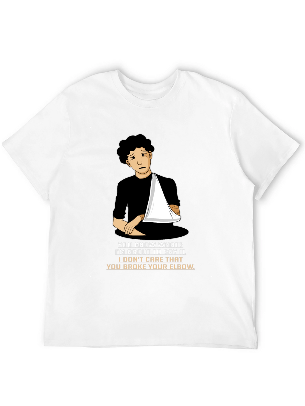 Broken Elbow Humor T-Shirt