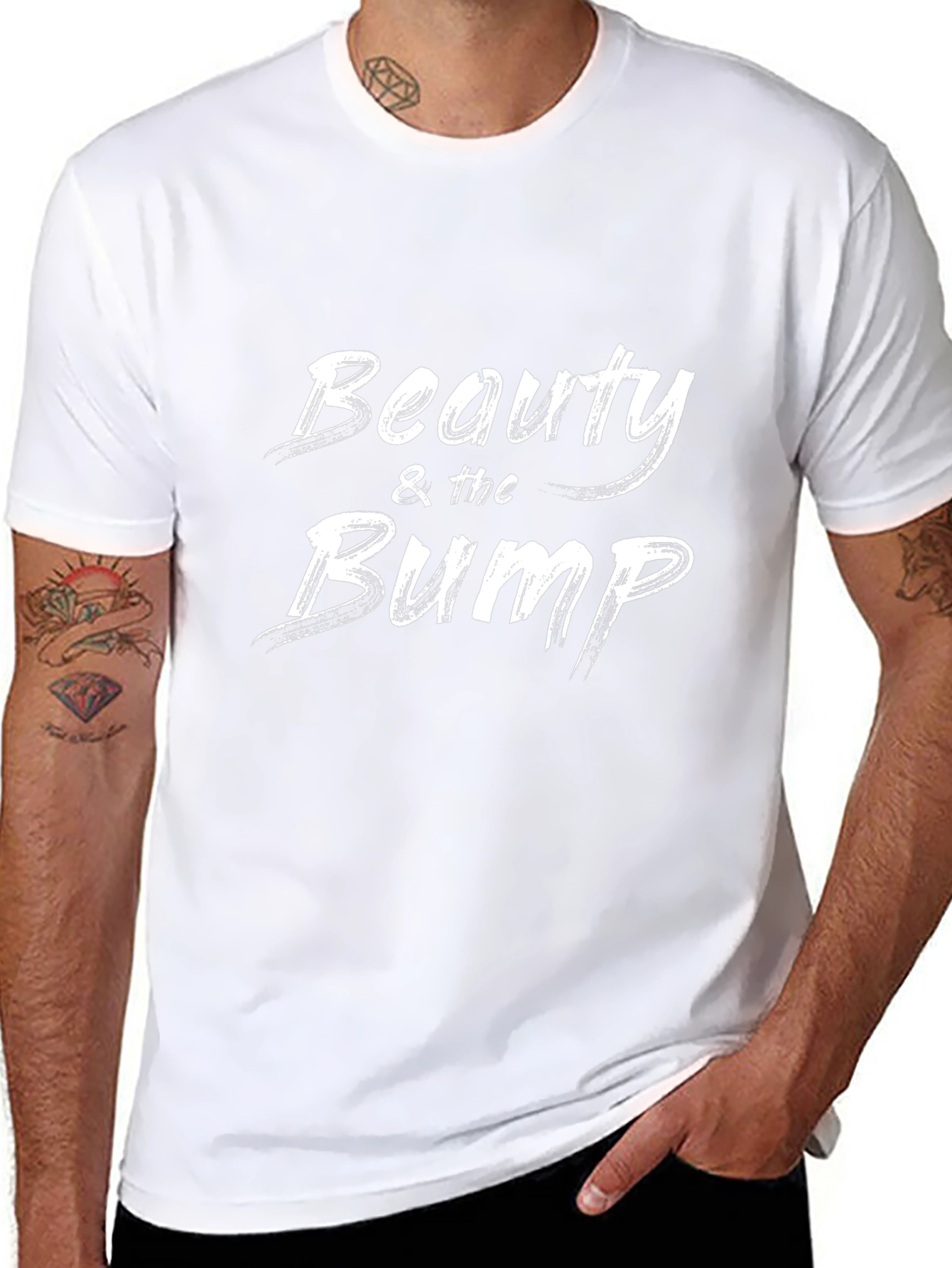 Beauty and the Bump Graphic T-Shirt