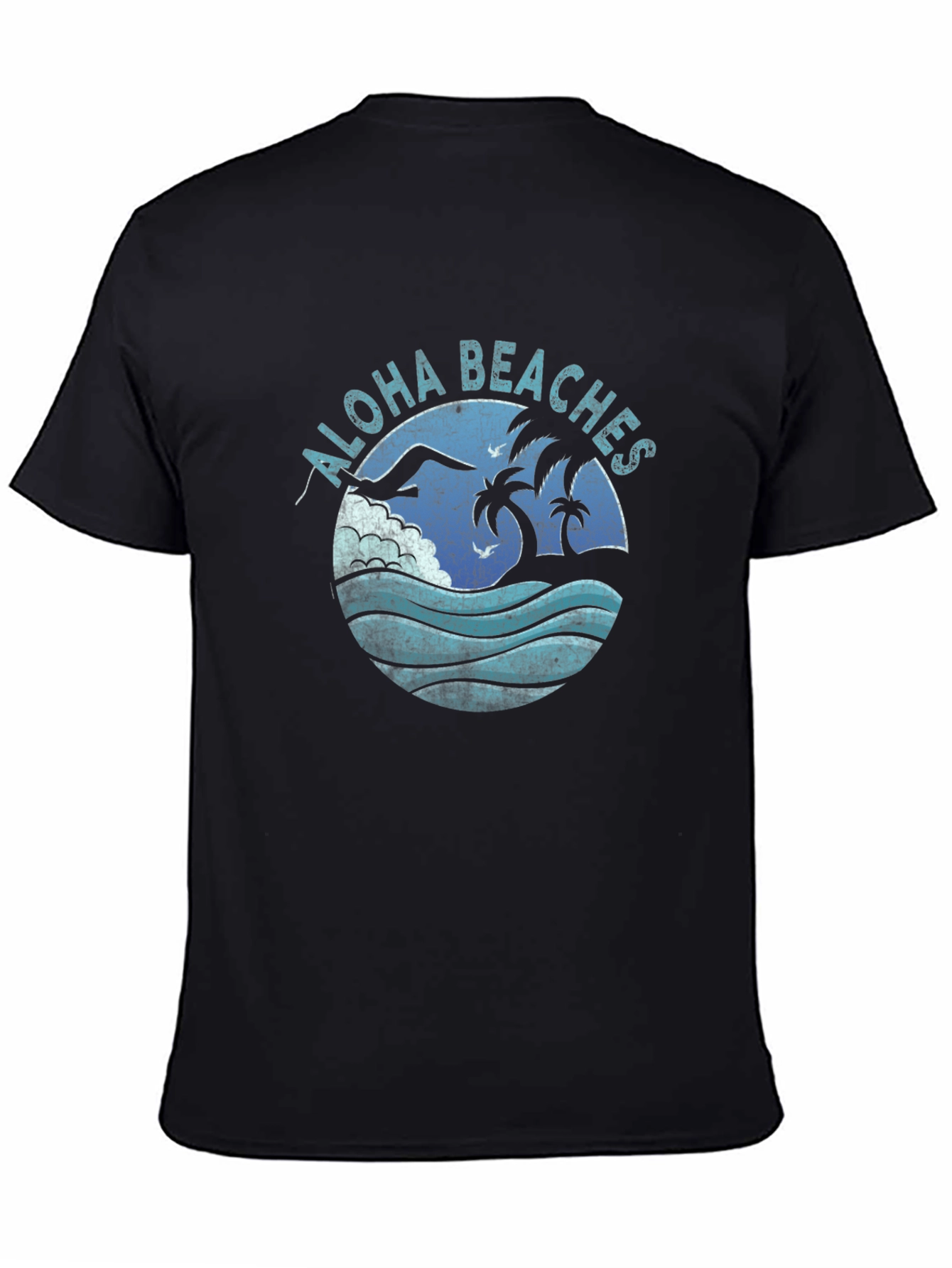 Aloha Beaches Graphic Tee - Black